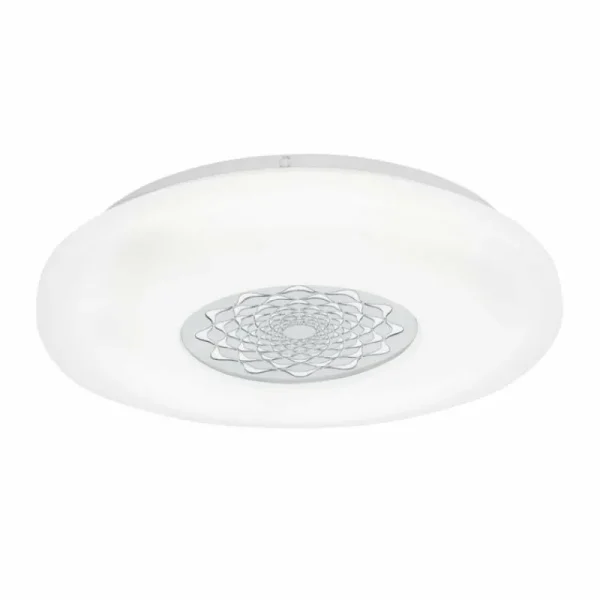 hofstein Plafonnier Eglo CAPASSO 1 LED Blanc, 1 lumière* Lampes Modernes