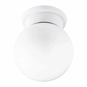 Luminaires Eglo Plafonnier Eglo DURELO Blanc, 1 lumière* Lampes En Verre