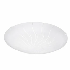 Luminaires Eglo Plafonnier Eglo MARGITTA 1 LED Blanc, 1 lumière* Lampes En Verre