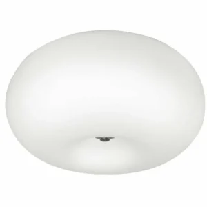 Luminaires Eglo Plafonnier Eglo OPTICA Nickel mat* Lampes En Verre