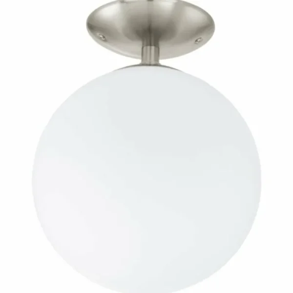 Luminaires Eglo Plafonnier Eglo RONDO Nickel mat* Lampes En Verre