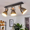 hofstein Plafonnier Elm Anthracite, Bois clair, 3 lumières* Lampes Modernes