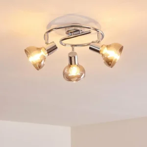 hofstein Plafonnier Esberg Chrome, 3 lumières* Lampes Modernes