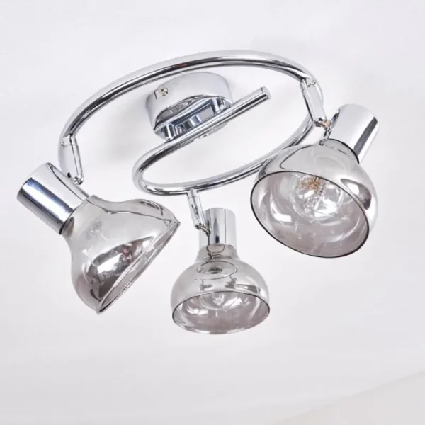 hofstein Plafonnier Esberg Chrome, 3 lumières* Lampes Modernes