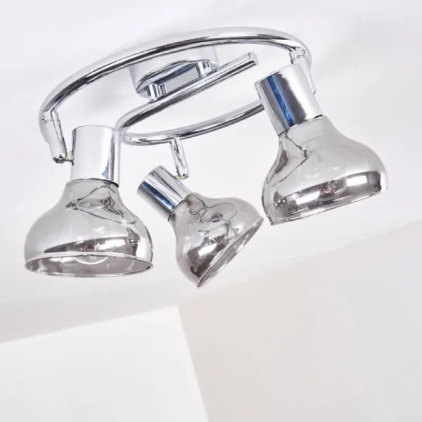 hofstein Plafonnier Esberg Chrome, 3 lumières* Lampes Modernes