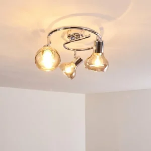 hofstein Plafonnier Esberg Chrome, 3 lumières* Lampes Modernes