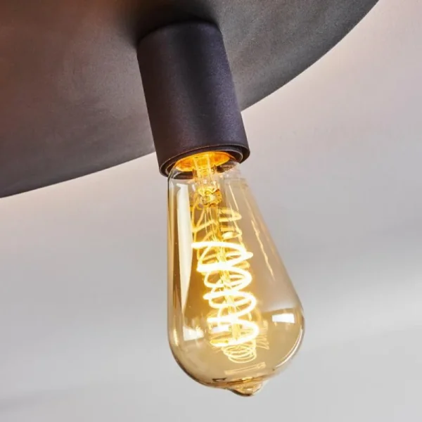 hofstein Plafonnier Esbjerg Noir, 6 lumières* Lampes Modernes
