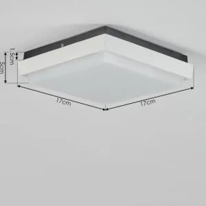 hofstein plafonnier extérieur Gomero LED Anthracite, Blanc, 1 lumière* Lampes Modernes