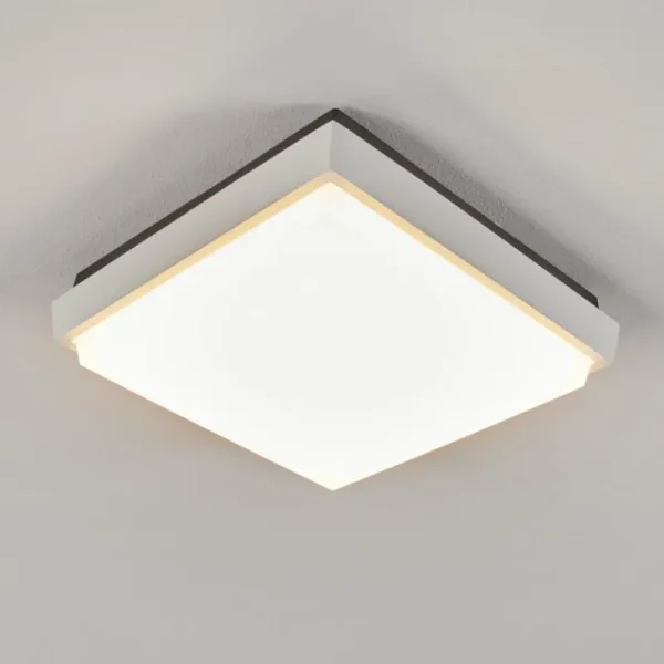 hofstein plafonnier extérieur Gomero LED Anthracite, Blanc, 1 lumière* Lampes Modernes