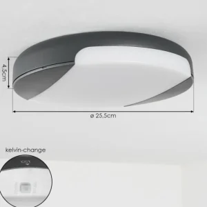 hofstein plafonnier extérieur Joserand LED Anthracite, 1 lumière* Lampes Modernes
