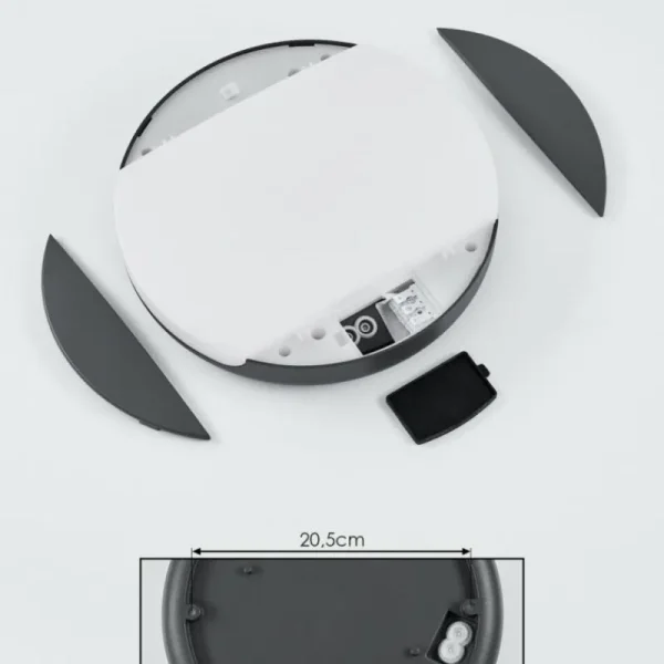 hofstein plafonnier extérieur Joserand LED Anthracite, 1 lumière* Lampes Modernes