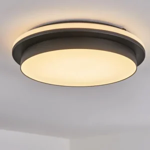 hofstein plafonnier extérieur Caucete LED Noir, 1 lumière* Lampes Modernes