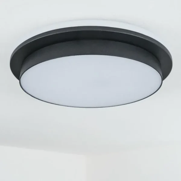 hofstein plafonnier extérieur Caucete LED Noir, 1 lumière* Lampes Modernes