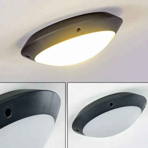 hofstein plafonnier extérieur Grafton Anthracite, 1 lumière* Lampes Modernes