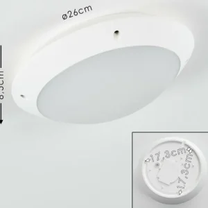 hofstein plafonnier extérieur Grafton Blanc, 1 lumière* Lampes Modernes