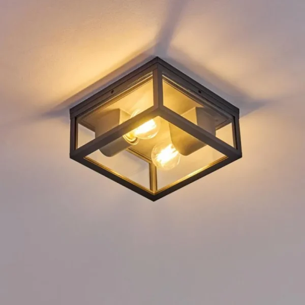 hofstein plafonnier extérieur Kiwalik Anthracite, 1 lumière* Lampes Modernes