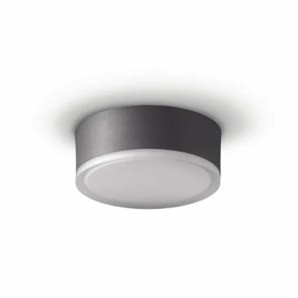 Luminaires LCD plafonnier extérieur LCD Grasbrunn LED Noir, 1 lumière* Lampes En Verre