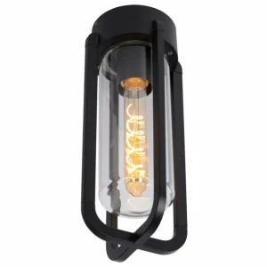 Luminaires Lucide plafonnier extérieur Lucide GARLAND Noir, 1 lumière* Lampes En Verre