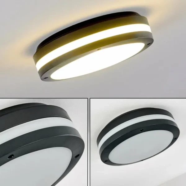 hofstein plafonnier extérieur Wollongong LED Anthracite, 1 lumière* Lampes Modernes