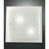 Luminaires Fabas Luce Plafonnier Fabas Luce Naxar Blanc, 2 lumières* Lampes En Verre