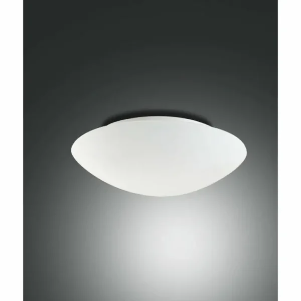 Luminaires Fabas Luce Plafonnier Fabas Luce Pandora LED Blanc, 1 lumière* Lampes En Verre