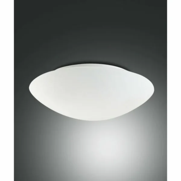 Luminaires Fabas Luce Plafonnier Fabas Luce Pandora LED Blanc, 1 lumière* Lampes En Verre