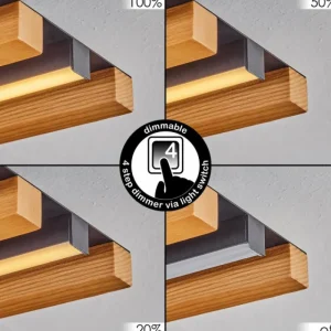 hofstein Plafonnier Favorina LED Écru, Noir, 1 lumière* Lampes Modernes