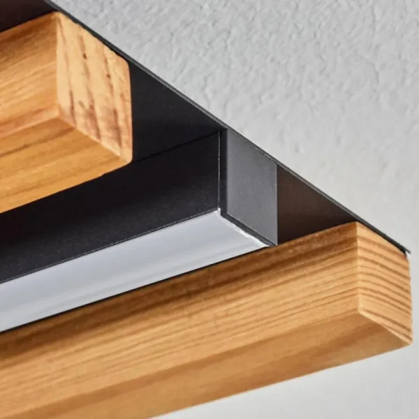 hofstein Plafonnier Favorina LED Écru, Noir, 1 lumière* Lampes Modernes