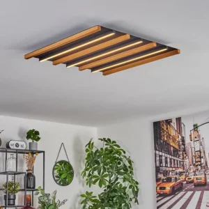 hofstein Plafonnier Favorina LED Écru, Noir, 1 lumière* Lampes Modernes