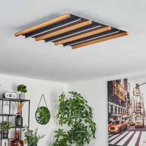 hofstein Plafonnier Favorina LED Écru, Noir, 1 lumière* Lampes Modernes