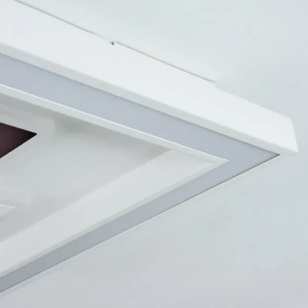 hofstein Plafonnier Fitili LED Noir, Blanc, 1 lumière, Télécommandes, Changeur de couleurs* Lampes Modernes