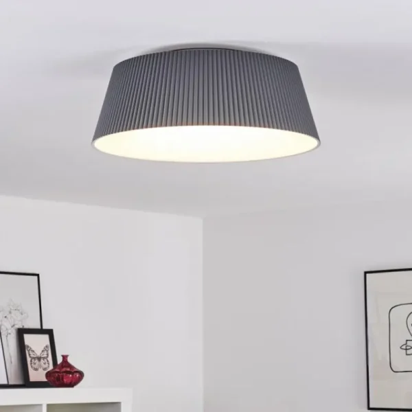 hofstein Plafonnier Fremont LED Gris, 1 lumière* Lampes Modernes