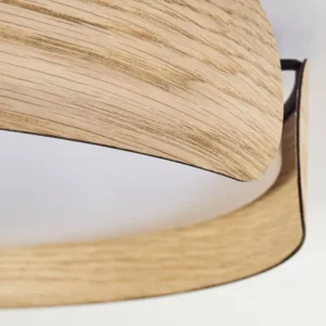 hofstein Plafonnier Fuscado LED Couleur bois, 1 lumière* Lampes Modernes