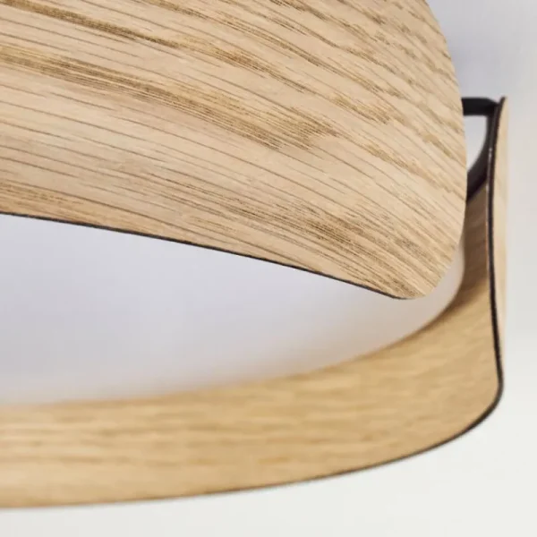 hofstein Plafonnier Fuscado LED Couleur bois, 1 lumière* Lampes Modernes
