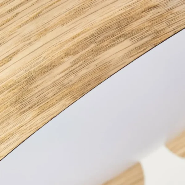 hofstein Plafonnier Fuscado LED Couleur bois, 1 lumière* Lampes Modernes