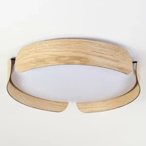 hofstein Plafonnier Fuscado LED Couleur bois, 1 lumière* Lampes Modernes