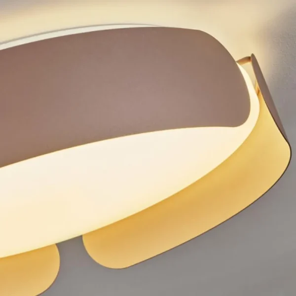 hofstein Plafonnier Fuscado LED Moka, 1 lumière* Lampes Modernes