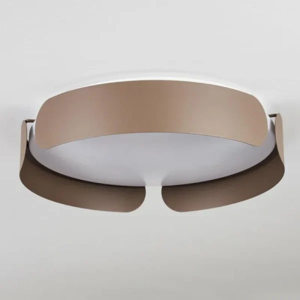 hofstein Plafonnier Fuscado LED Moka, 1 lumière* Lampes Modernes