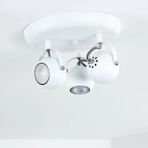 hofstein Plafonnier Gadmen Blanc, 3 lumières* Lampes Modernes