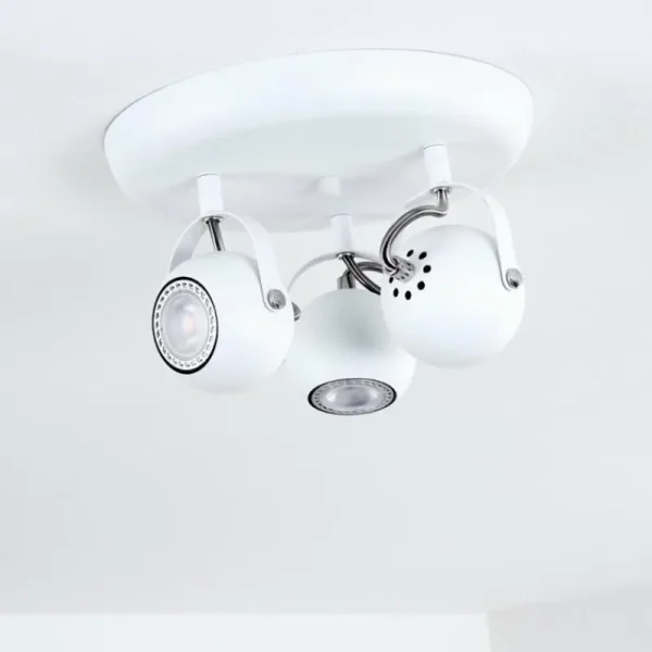 hofstein Plafonnier Gadmen Blanc, 3 lumières* Lampes Modernes