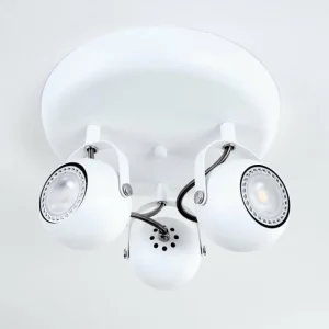 hofstein Plafonnier Gadmen Blanc, 3 lumières* Lampes Modernes