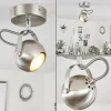hofstein Plafonnier Gadmen Chrome, Nickel mat, 1 lumière* Lampes Modernes