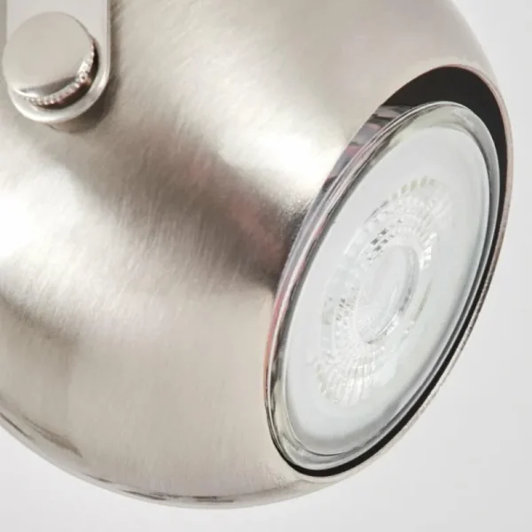 hofstein Plafonnier Gadmen Chrome, Nickel mat, 1 lumière* Lampes Modernes