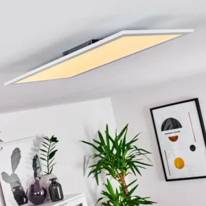 hofstein Plafonnier Gallitos LED Blanc, 1 lumière, Télécommandes, Changeur de couleurs* Lampes Modernes