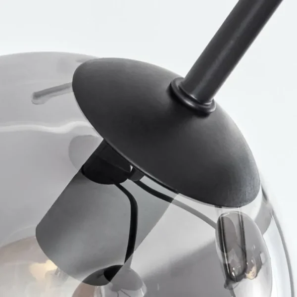 hofstein Plafonnier Gastor Noir, 3 lumières* Lampes Modernes