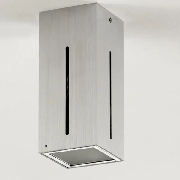 hofstein Plafonnier Gempen Acier brossé, 1 lumière* Lampes Modernes