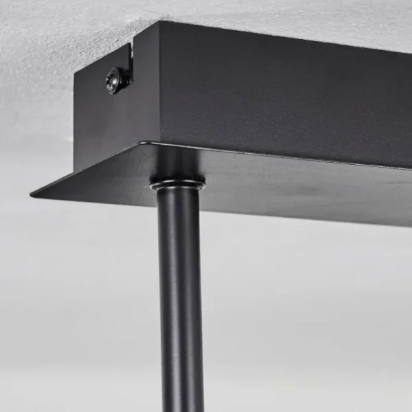 hofstein Plafonnier Giresta LED Noir, 4 lumières* Lampes Modernes