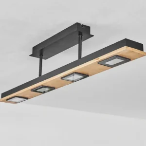 hofstein Plafonnier Giresta LED Noir, 4 lumières* Lampes Modernes