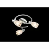 Luminaires Globo Lighting Plafonnier Globo Chrome, 3 lumières* Lampes En Verre