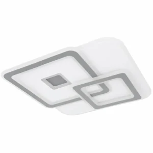 Luminaires Globo Lighting Plafonnier Globo KIQUE LED Blanc, 1 lumière* Lampes En Verre